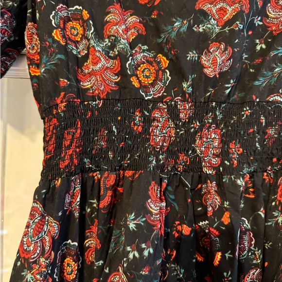 DVF Erica Cotton Midi Dress In Punk Flower - Picture 7 of 10